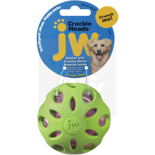 Резиновый мяч jw crackle heads S (6 см)