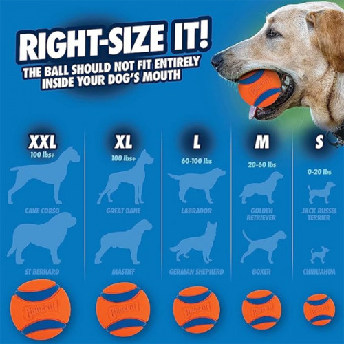 Мяч chuckit ultra tug m (6 см)