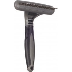 Расческа для подшерстка с вращающимися зубцами (1 ряд)