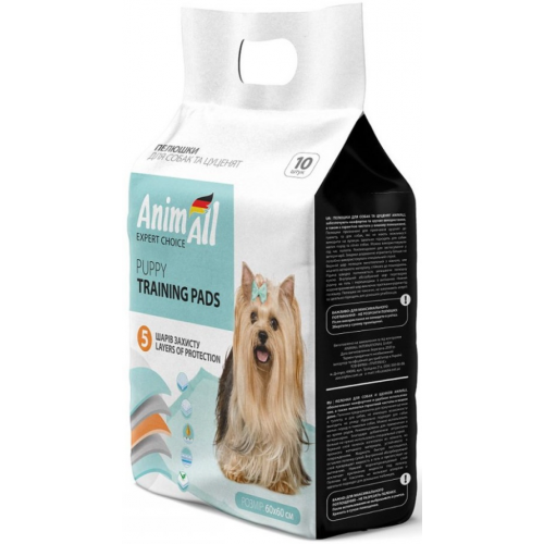 Пеленка для собак AnimAll 60x60cm 10 шт.