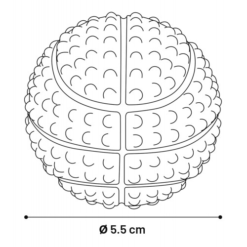 Мячик с пищалкой 5,5 см