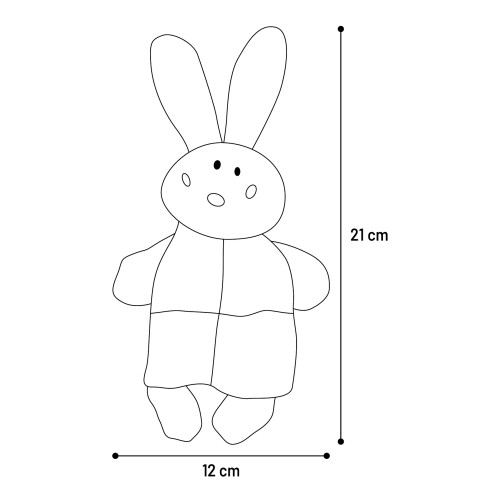 ИГРУШКА PUPPY PLAKO КРОЛИК (21x12 cm / 20x13 cm)