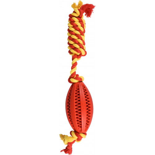 ИГРУШКА WAYLEN веревка с овальным мячом (с зубцами) (38 см)