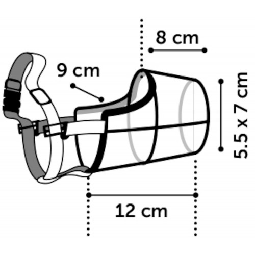 НАМОРДНИК ЧЁРНЫЙ L