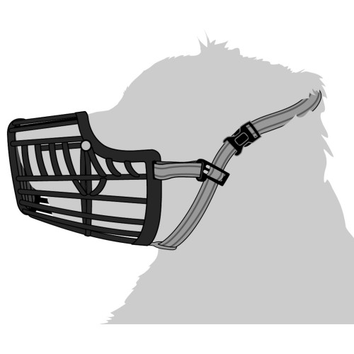 НАМОРДНИК ЧЁРНЫЙ XL